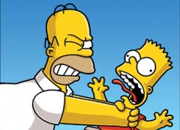Homer and Bart